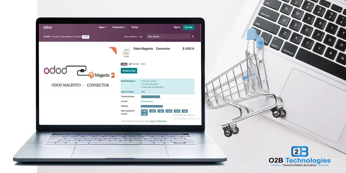 Odoo Magento Connector